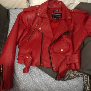 wilson’s leather/ motorcycle jacket